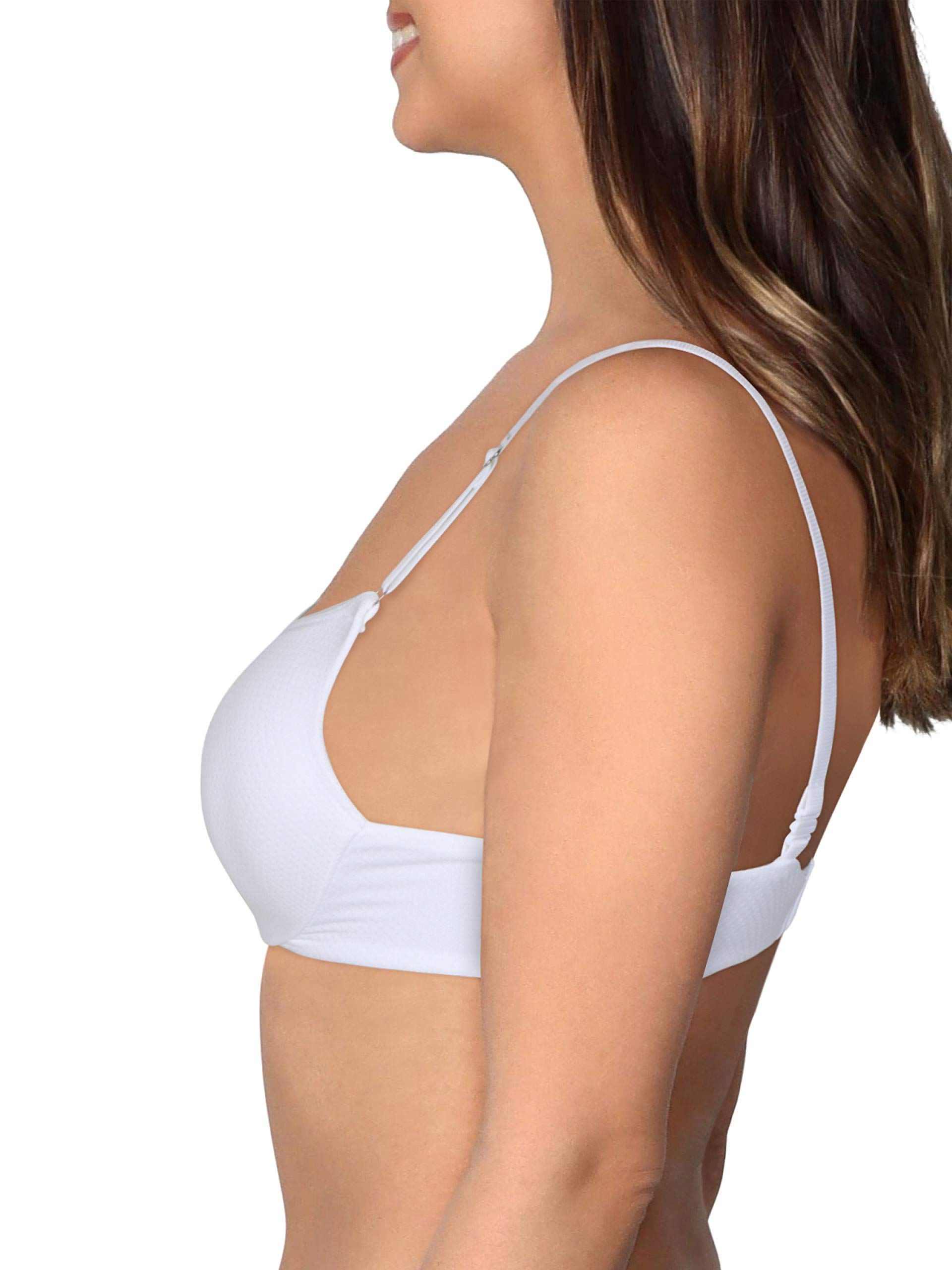 Fruit of the Loom Women's Breathable Cami Bra with Convertible Straps - Comfortable Wirefree Bralette for Everyday Wear, Yoga & Lounge