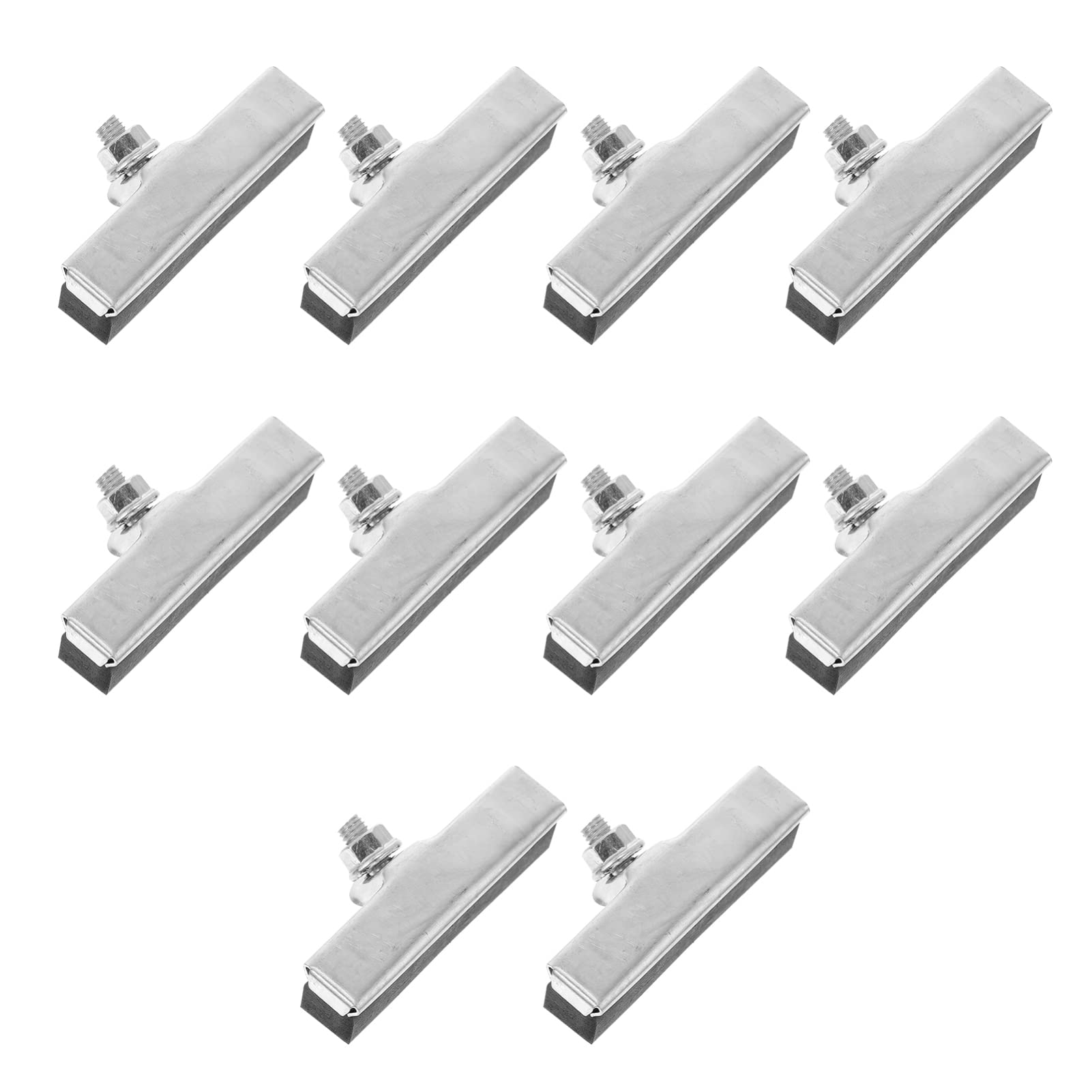 10pcs Bicycle Brake Pads - High-Performance Mountain Bike Brake Blocks, Silent Braking System, Includes Spacers - Perfect for Road Bikes, MTB & Commuter Cycling Accessories