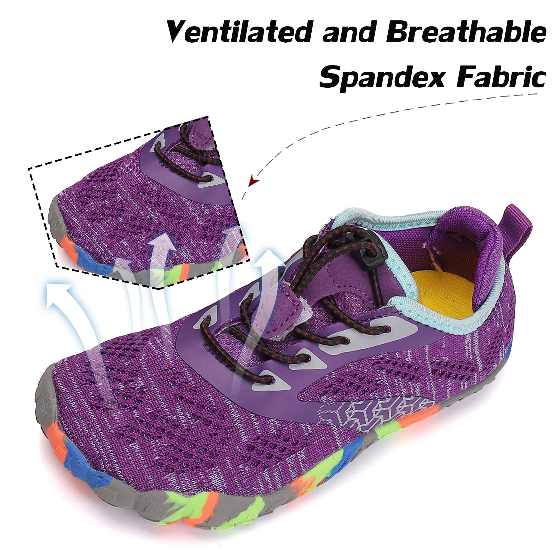 DimaiGlobal Kids Barefoot Shoes - Breathable Trail Running Sneakers for Boys & Girls | Athletic Tennis Shoes for Toddler, Little & Big Kids | Perfect for Outdoor Play, Sports & Everyday Wear