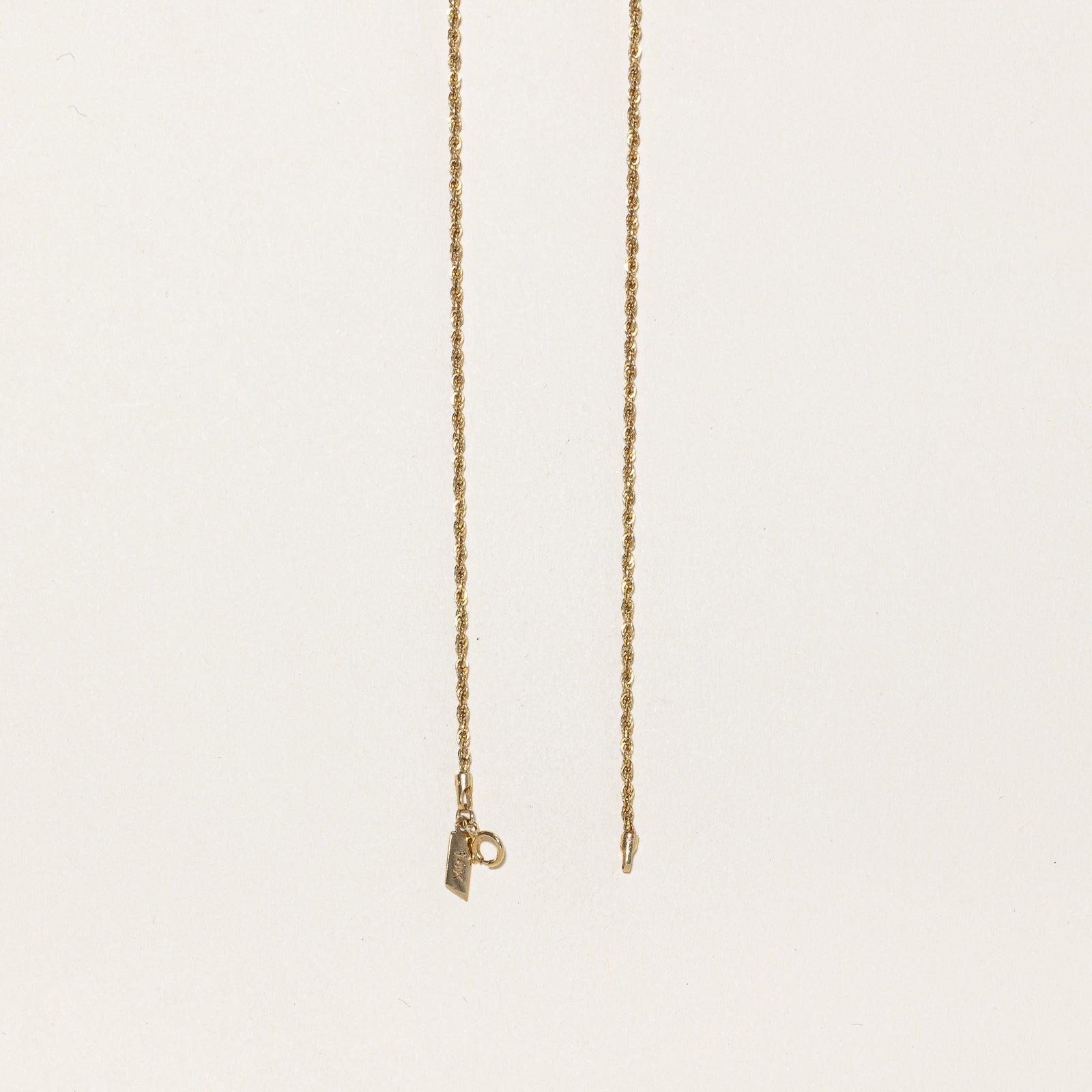 Lauren Stewart Rope Chain Necklace - 18 Inch Gold/Silver Plated Stainless Steel Jewelry for Women | Perfect for Everyday Wear, Parties & Gifts