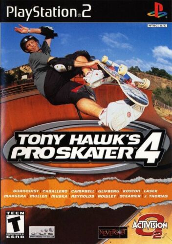 Tony Hawk's Pro Skater 4 - Authentic Skateboarding Video Game for PlayStation 2 | Classic Action Sports Gameplay | Perfect for Retro Gaming Enthusiasts and Skateboard Fans