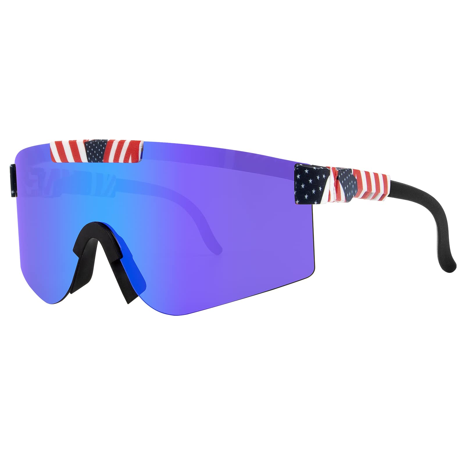 UV400 Protection Sports Cycling Viper Sunglasses for Women & Men - Polarized Sunglasses for Outdoor Activities Like Skiing, Fishing, Golf & Running - Lightweight & Shatterproof for Maximum Comfort & Safety