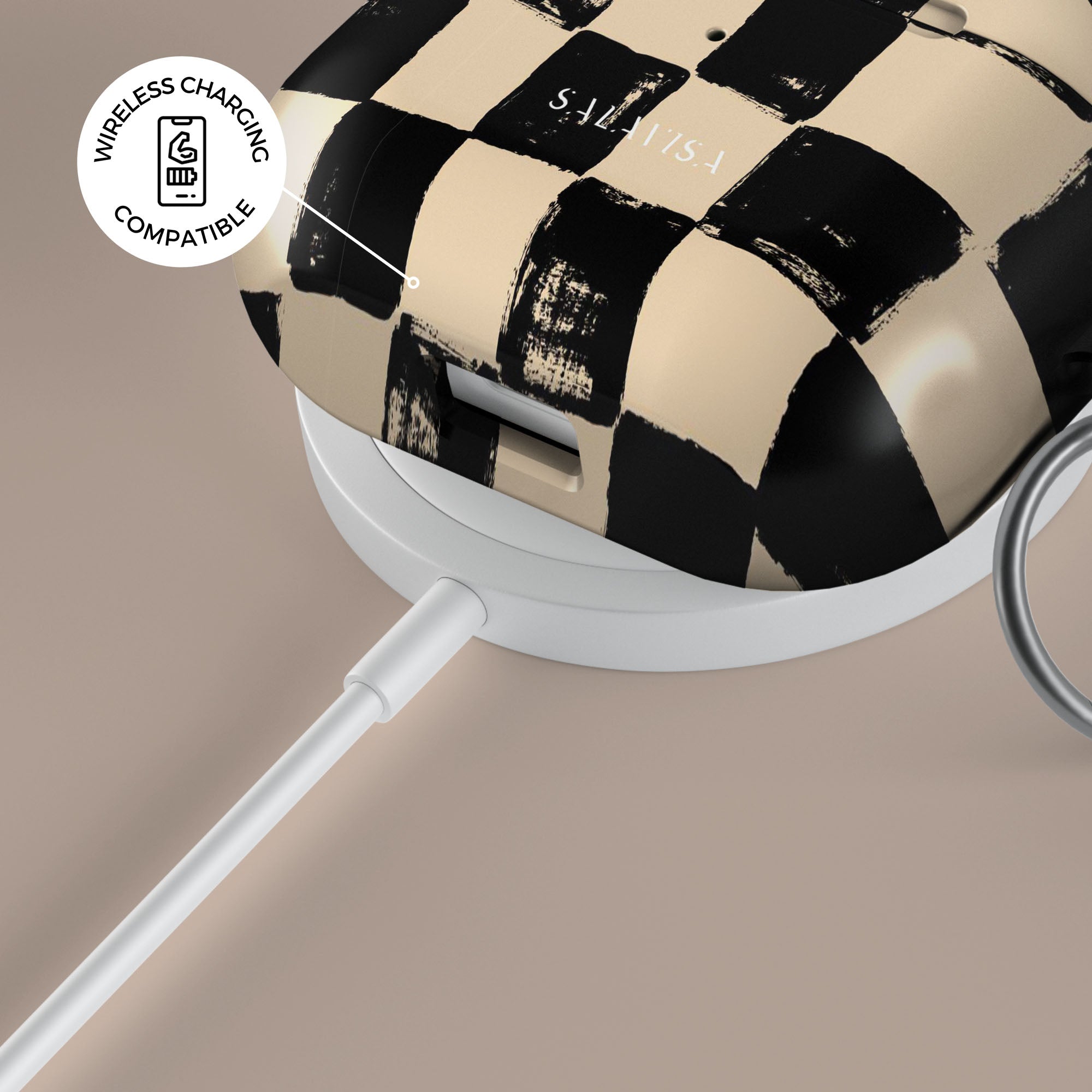 Premium Wooden Chess Board Design AirPods Pro Case - Protective Cover for Apple AirPods 1/2/3 - Perfect for Chess Lovers & Travel Accessories