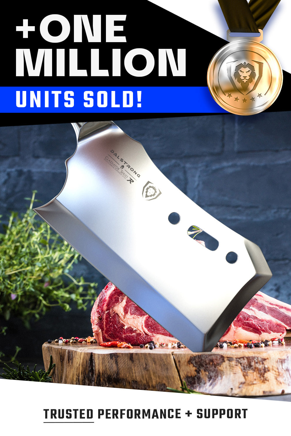 Dalstrong Gladiator Series R Meat Cleaver 9