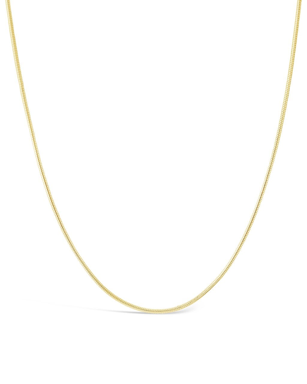 Men's Sterling Silver Snake Chain Necklace - Durable & Hypoallergenic Jewelry for Everyday Wear, Gifts & Special Occasions