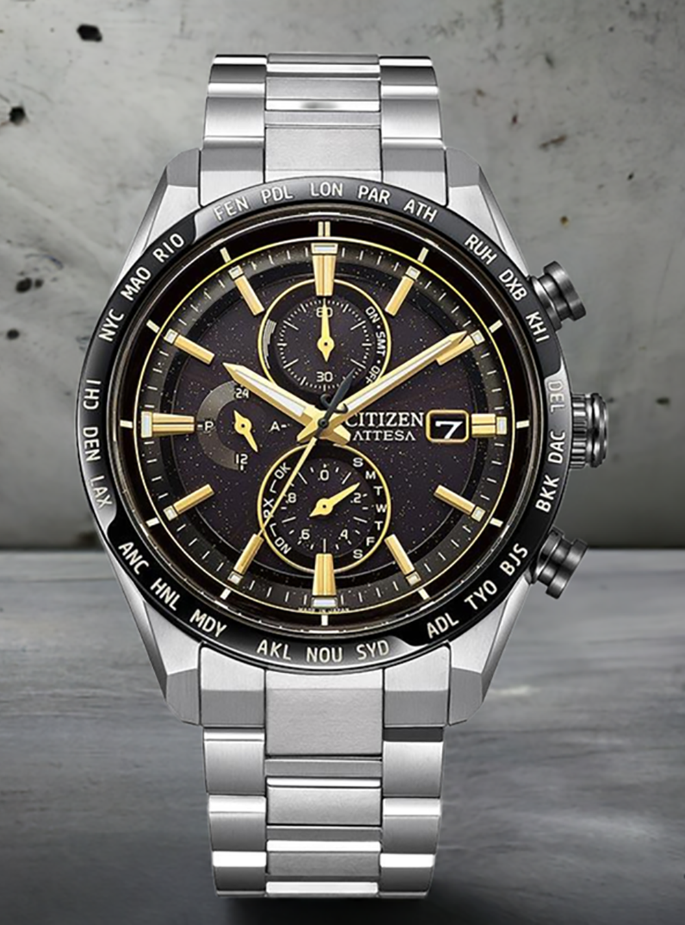 CITIZEN ATTESA HINODE AT8184-57E Limited Edition Solar-Powered Men's Watch - Japanese JDM - Elegant Dress Watch for Business & Formal Occasions