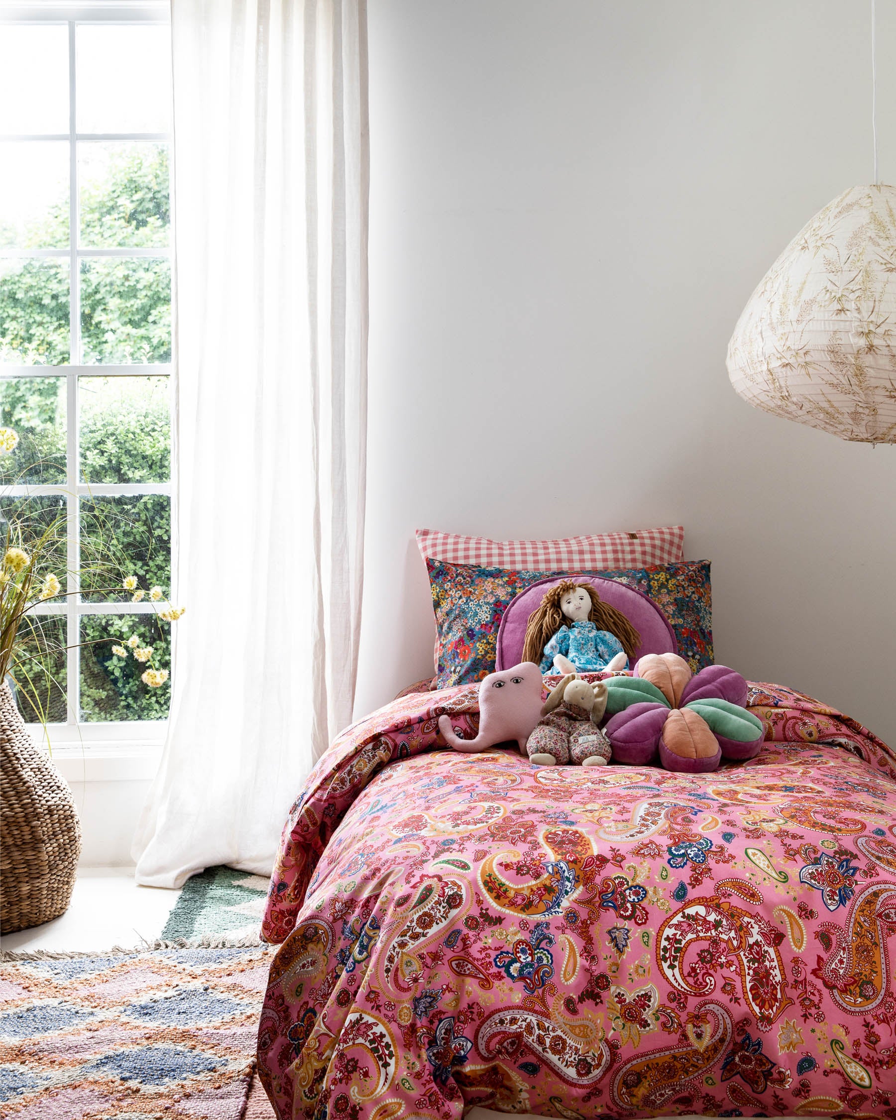 Organic Cotton Gingham Candy Pillowcases - Soft & Breathable Bedding for a Comfortable Sleep - Perfect for Home, Hotel, and Travel Use