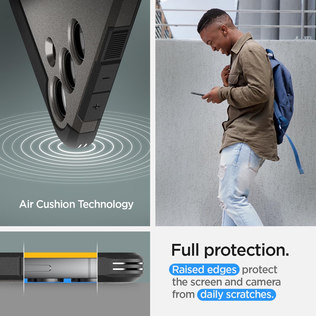 Spigen Tough Armor Heavy Duty Shock Resistant Case for Samsung Galaxy S24 - Gunmetal | Military-Grade Protection | Perfect for Outdoor, Work & Daily Use