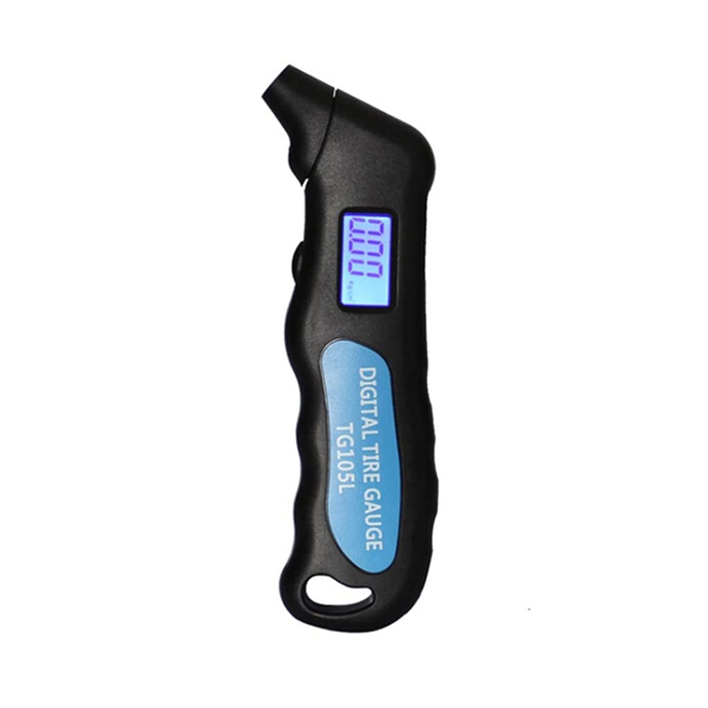 Digital Tire Pressure Gauge - LCD Display Air Pressure Meter for Cars, Trucks, Motorcycles & Bikes - Accurate PSI/Bar Measurement Tool for Vehicle Maintenance & Road Safety