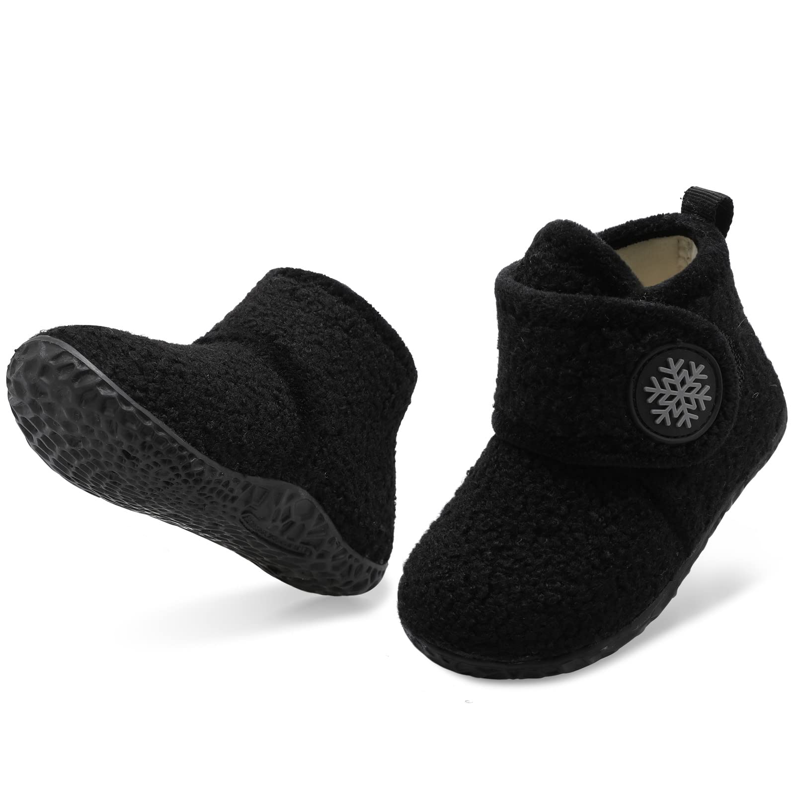 **LeIsfIt Toddler Slippers for Boys & Girls - Warm Winter Boots with Non-Slip Sole, Lightweight House Shoes for Indoor & Outdoor Play**    *(Perfect for Cozy Home Wear, Daycare, and Winter Adventures!)*