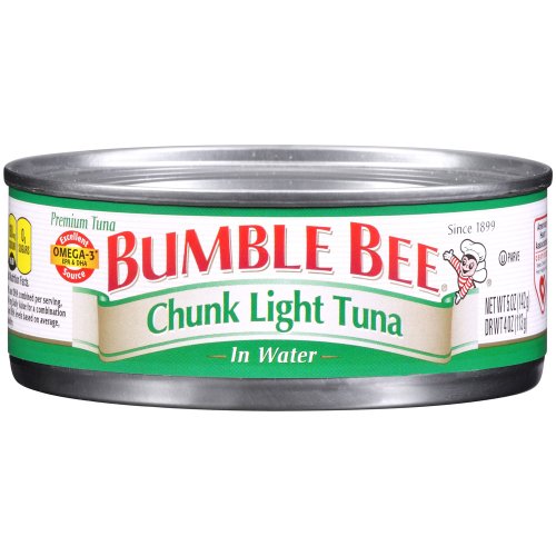 Bumble Bee Chunk Light Tuna in Water 5 oz (Pack of 3) - High Protein Canned Tuna for Salads, Sandwiches & Quick Meals