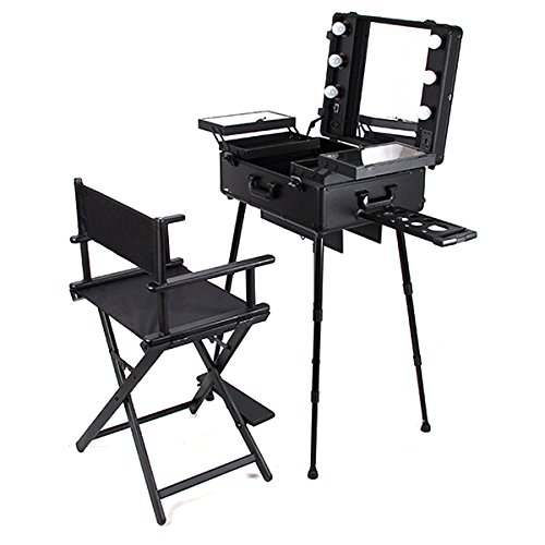 Professional Director's Chair for Makeup & Manicure - Heavy Duty Portable Stool for Salon, Film Set, Photography & Home Use