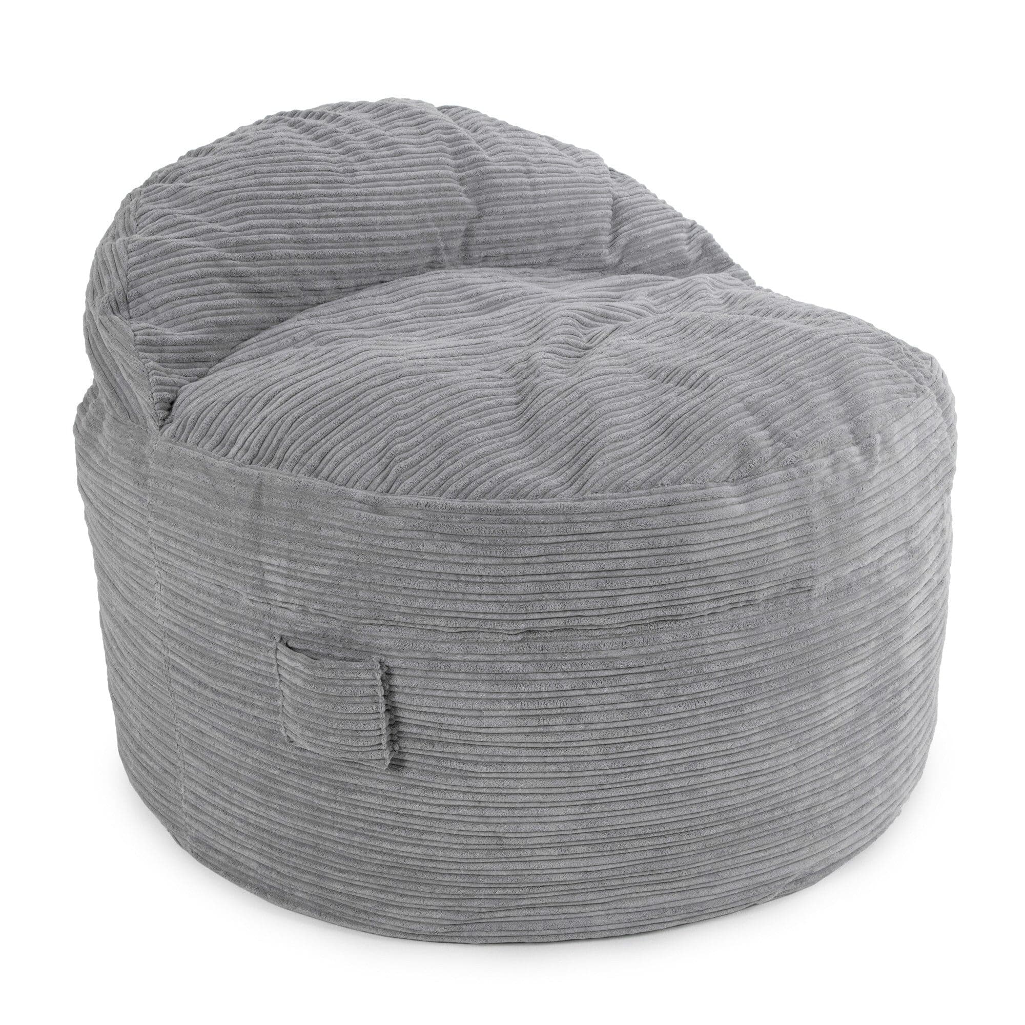 Premium Adult Bean Bag Chair - Queen Size with NEST Terry Corduroy Cover | Perfect for Living Room Lounging, Gaming & Relaxation