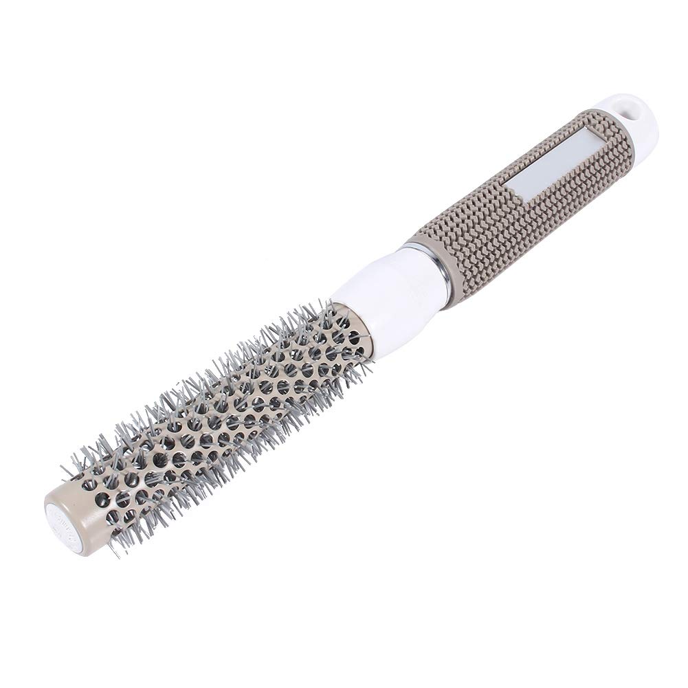 **ANGGREK 5-Size Ceramic Curling Iron Brush Set - Heat Resistant Salon & Barber Round Brushes for Curly, Tangled Hair - Perfect for Blow Drying, Styling & Salon Use (Size 19#)**