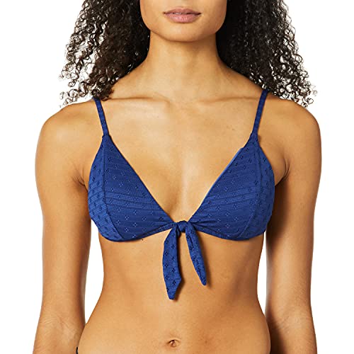 Lucky Brand Women's Triangle Bikini Top - Comfortable Hipster Swimwear for Beach, Pool & Vacation | Plus Size Options Available