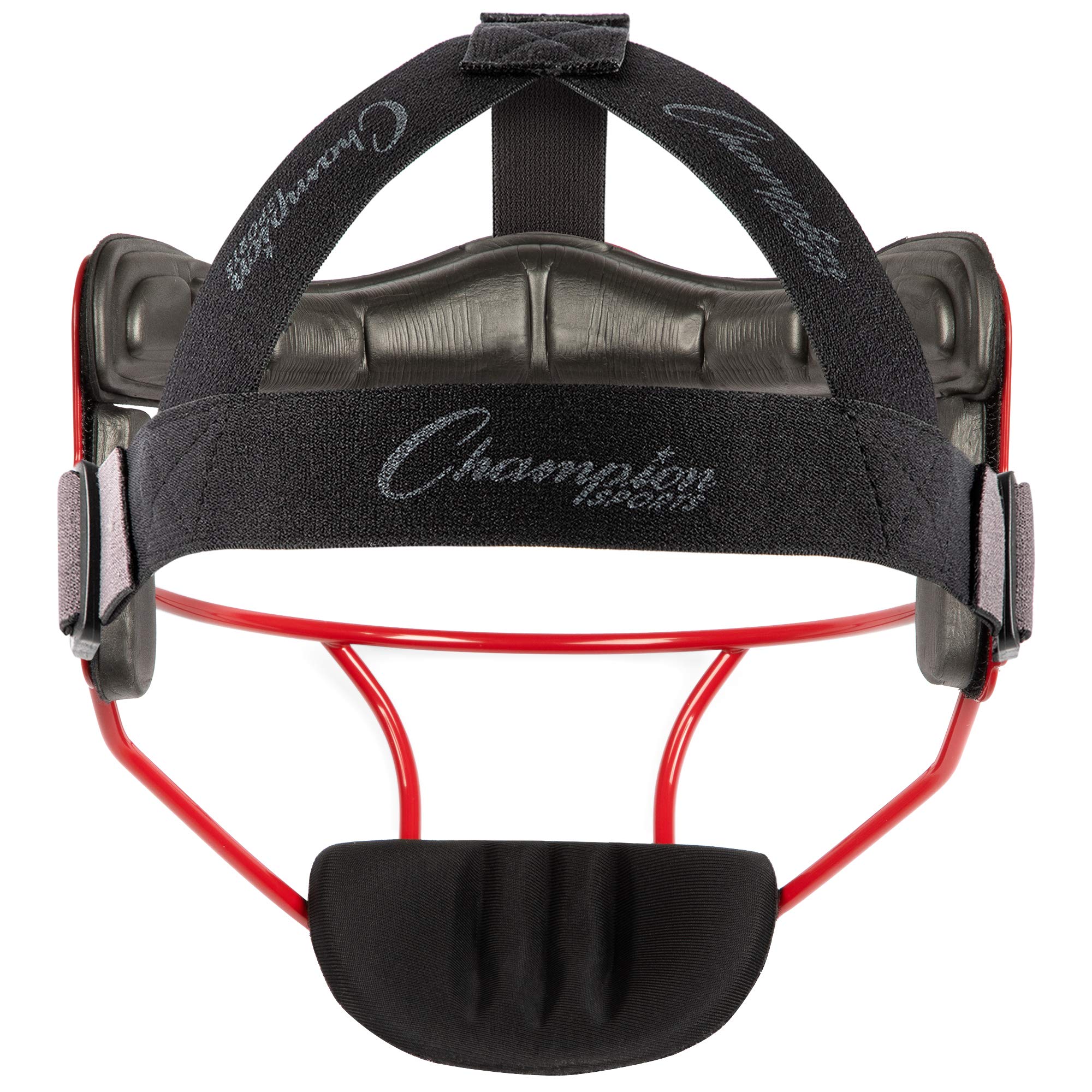 Champion Sports Steel Softball Face Mask for Adults - Durable Fielders Mask & Head Guard - Premium Baseball & Softball Protective Gear for Indoor/Outdoor Training, Games & Practice - Multiple Styles Available