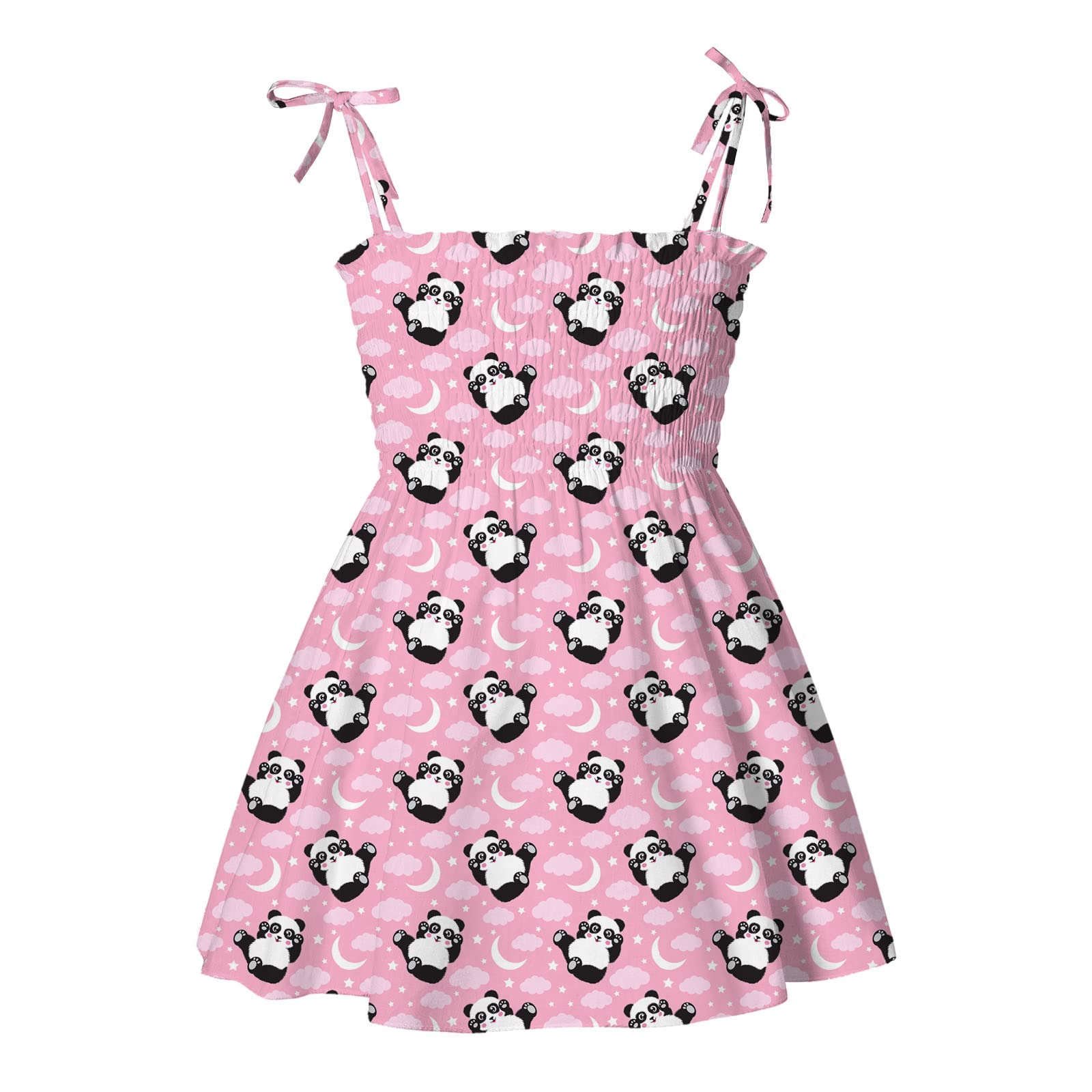 Baby Girls' Boho Stripe Spaghetti Strap Halter Sleeveless Summer Floral Play Dress - Perfect for Outdoor Playdates, Beach Vacations & Birthday Parties