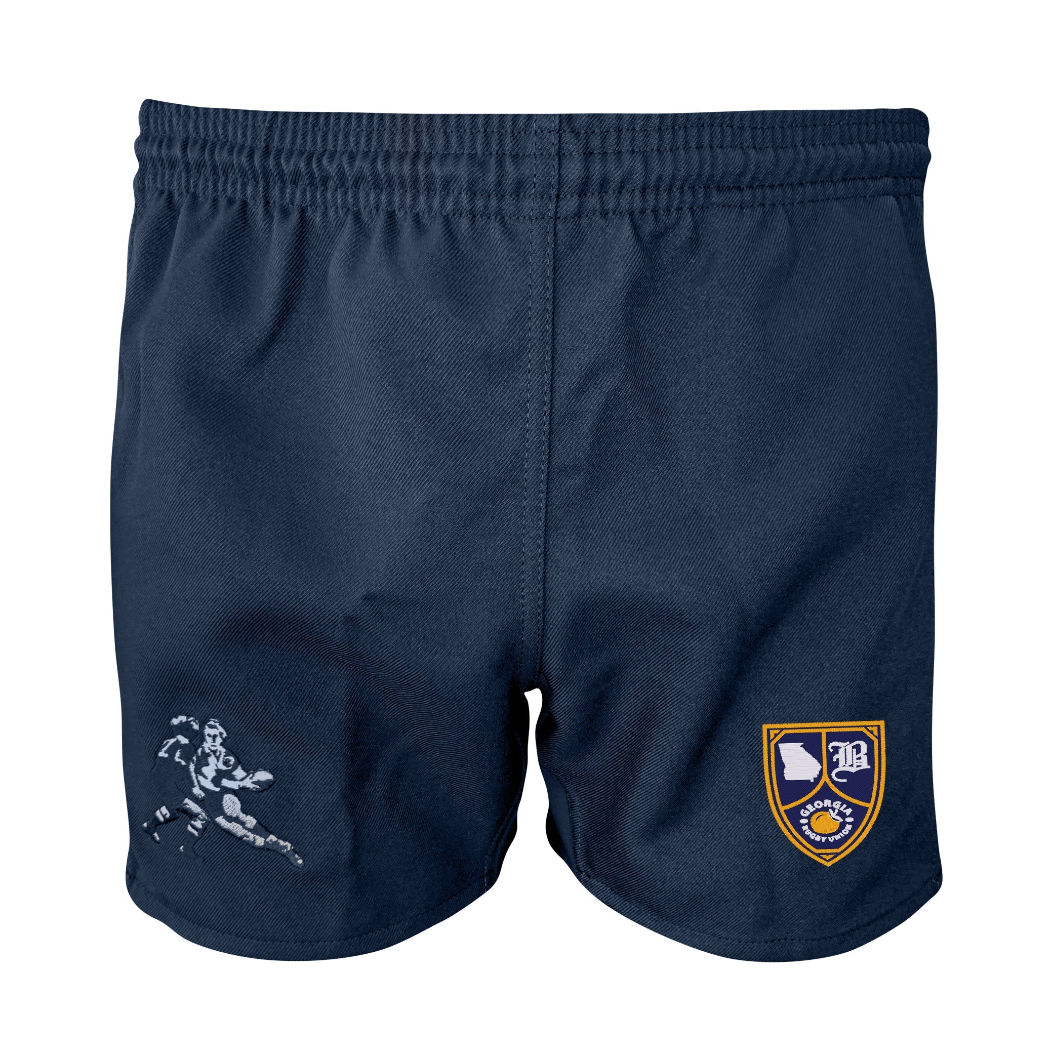 Georgia Rugby Union Pro Power Shorts - High-Performance Men's Rugby Shorts for Training & Matches - Breathable, Durable & Comfortable for Rugby, Gym & Sports Activities