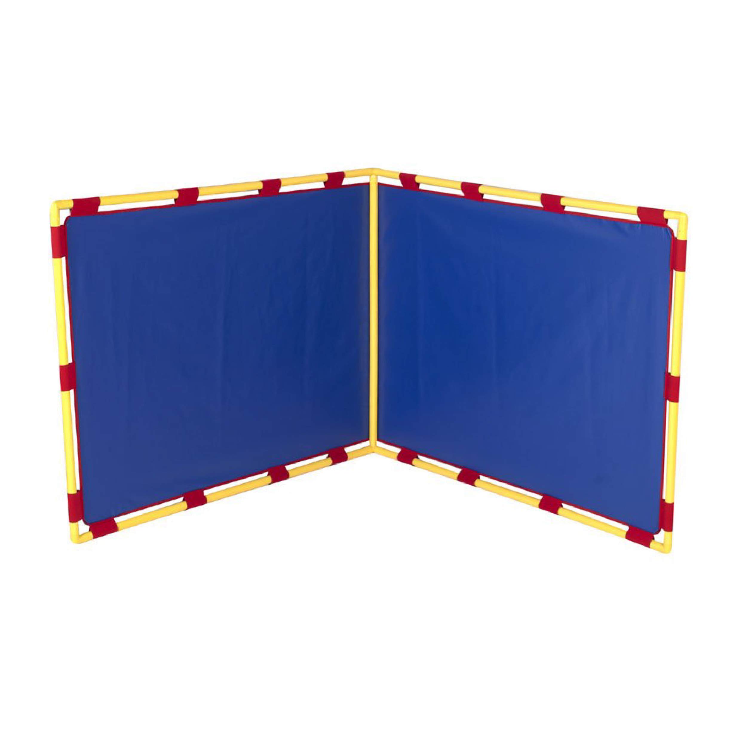 Children's Big Screen Right Angle PlayPanel - Kids Room Divider & Classroom Privacy Screen in Blue | Perfect for Daycares, Preschools & Homeschool Learning Spaces