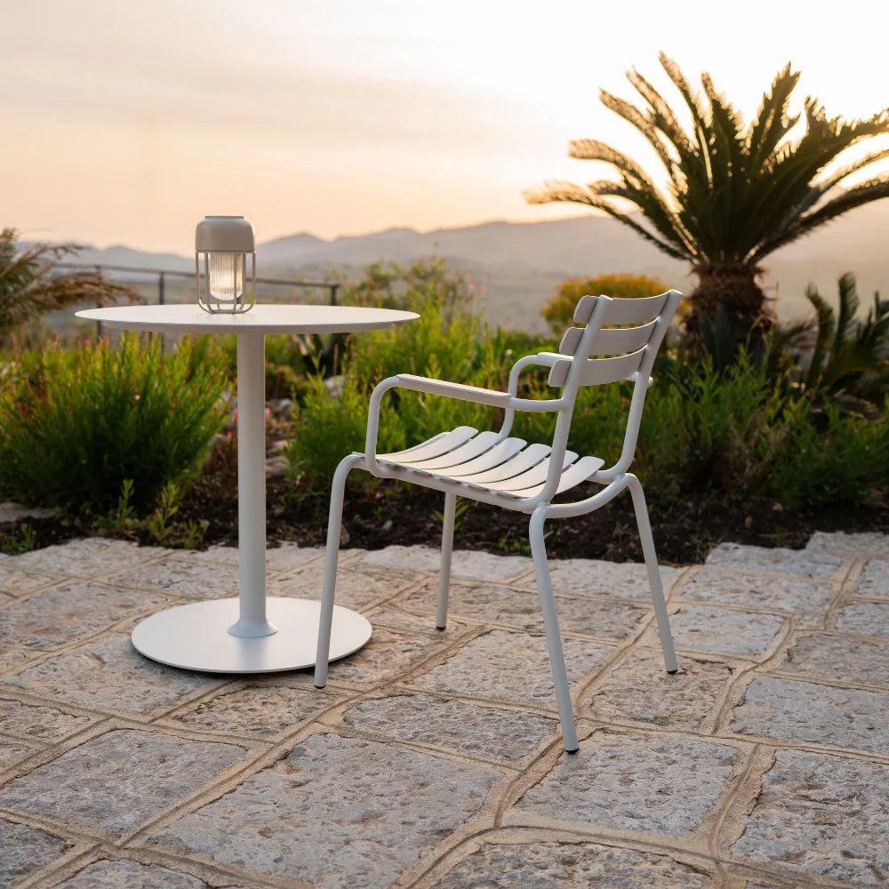 ALUA Outdoor Stackable Dining Chairs - Lightweight, Weather-Resistant, Durable for Patio, Garden, Poolside & Backyard Use