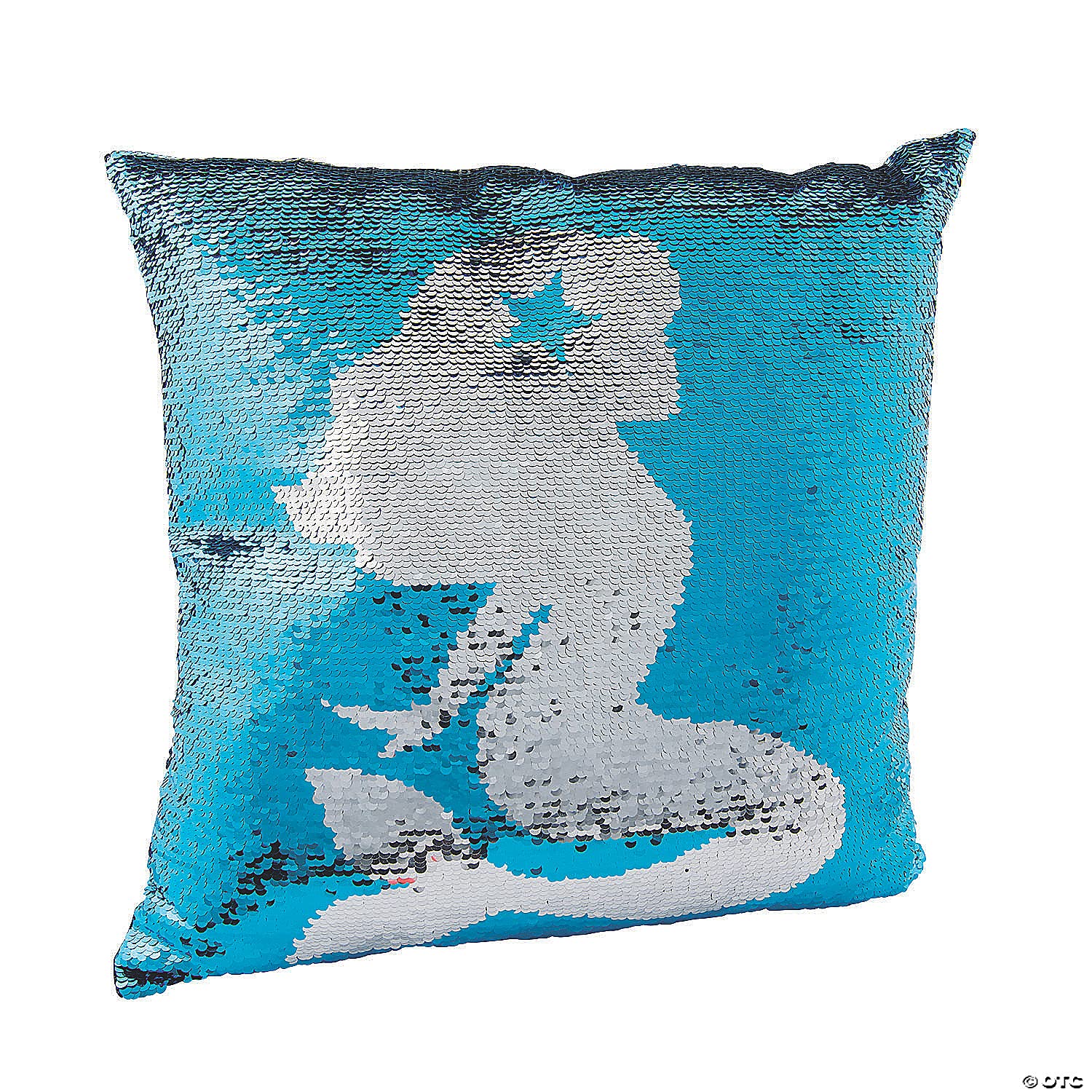 Reversible Sequins Mermaid Pillow for Kids - Soft Glitter Throw Pillow for Bedroom Decor, Girls Room Accessories & Home Decoration - Perfect for Sleepovers, Birthday Gifts and Cozy Reading Nook