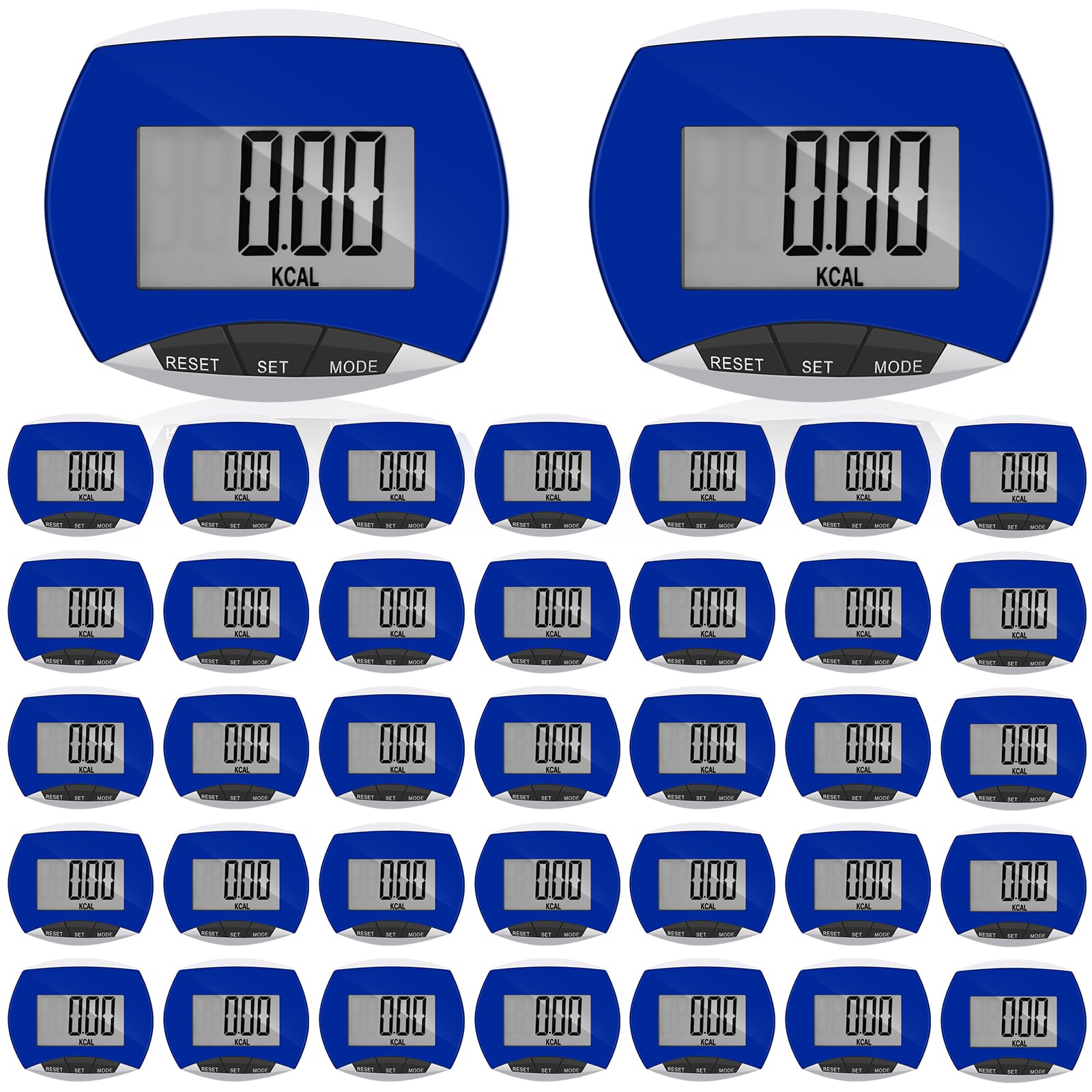 WeeWooday Digital Pedometer - Step Counter for Walking, Running & Fitness Tracking with Clip-On Design - Track Steps, Miles & Calories - Portable Activity Tracker for Men, Women & Seniors - Perfect for Walking, Jogging, Gym & Daily Activity Monitoring