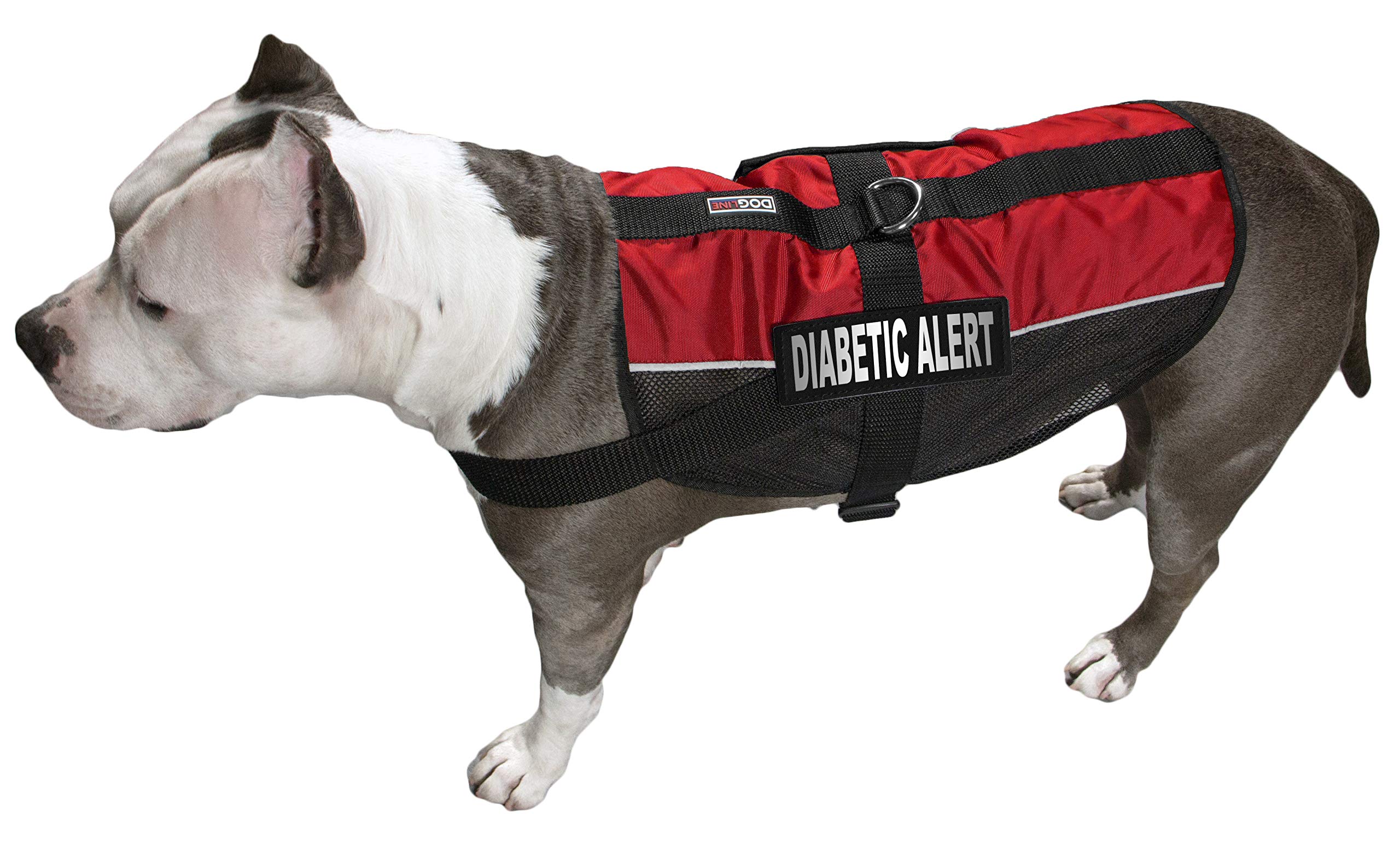 Diabetic Alert Dog Patches for Large & X-Large Dogs - Removable Medical Monitoring Stickers for Diabetic Pets - Perfect for Home Care & Daily Glucose Monitoring