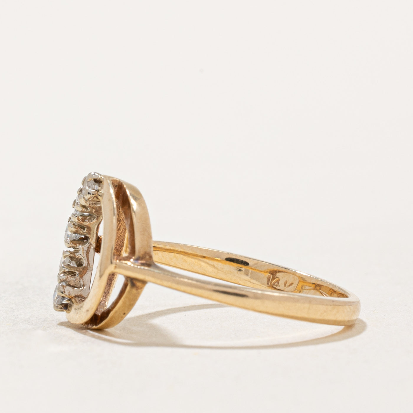 0.10ctw Diamond Circle Ring - Size 4.25 - Dainty Stackable Wedding Band for Women - Perfect for Engagement, Anniversary & Everyday Elegance