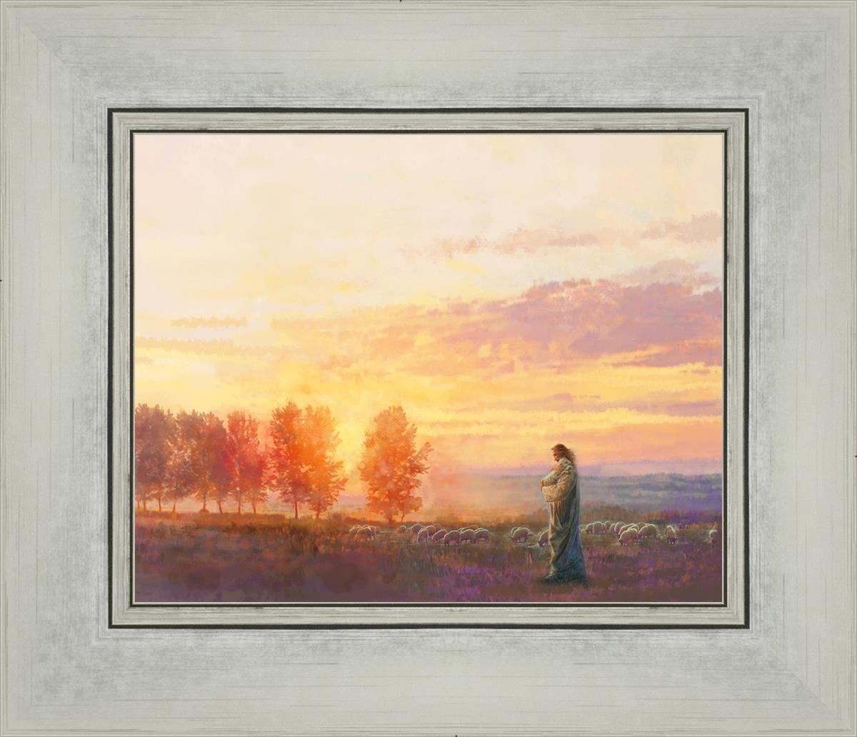 Eventide By Yongsung Kim - Premium Christian Wall Art for Home & Church Decor | Inspirational Bible Verse Canvas Painting | Perfect for Living Room, Bedroom & Worship Spaces