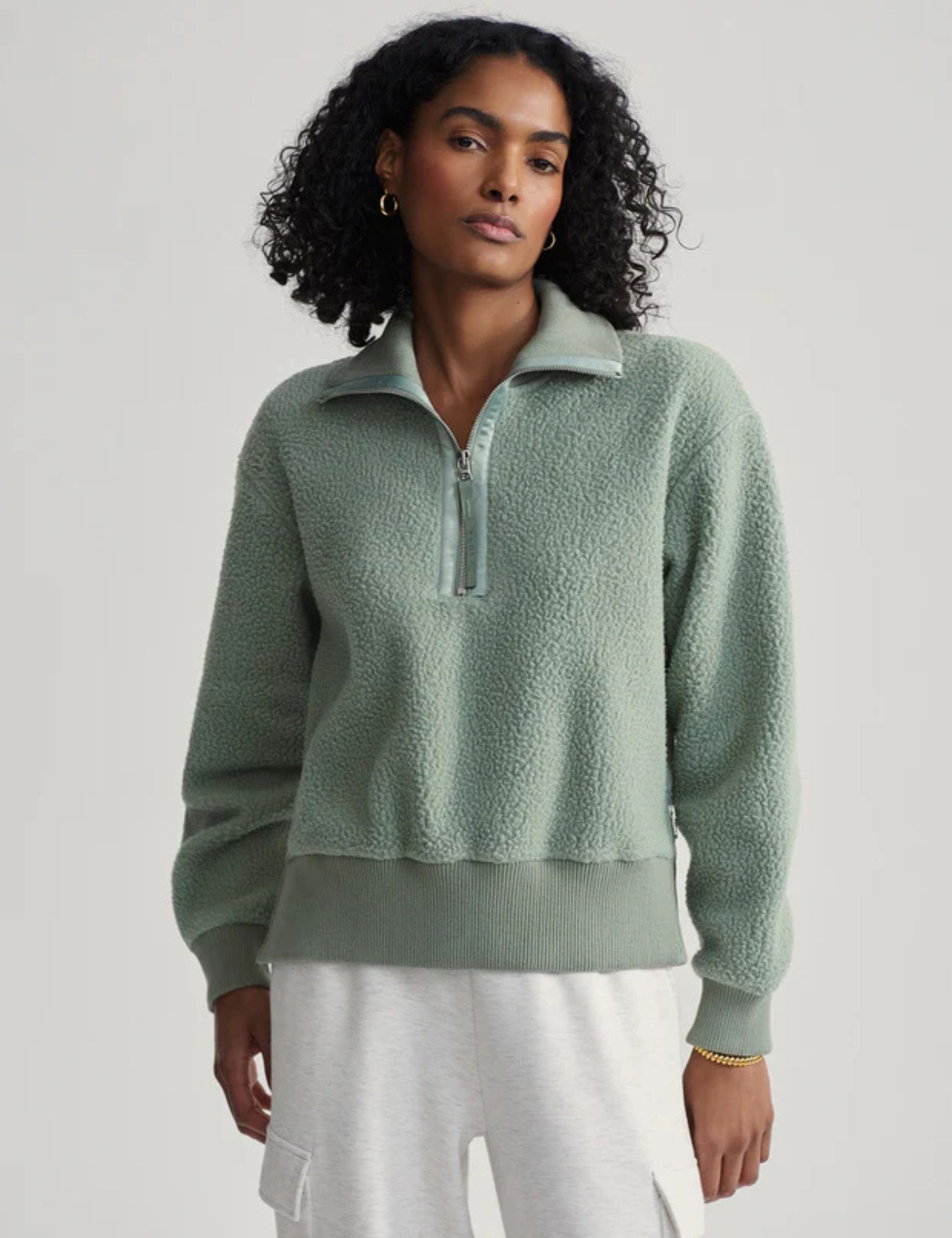 Roselle Half Zip Fleece Pullover - Soft & Warm Women's Fleece Jacket for Outdoor Activities & Casual Wear | Perfect for Hiking, Camping & Fall Layering