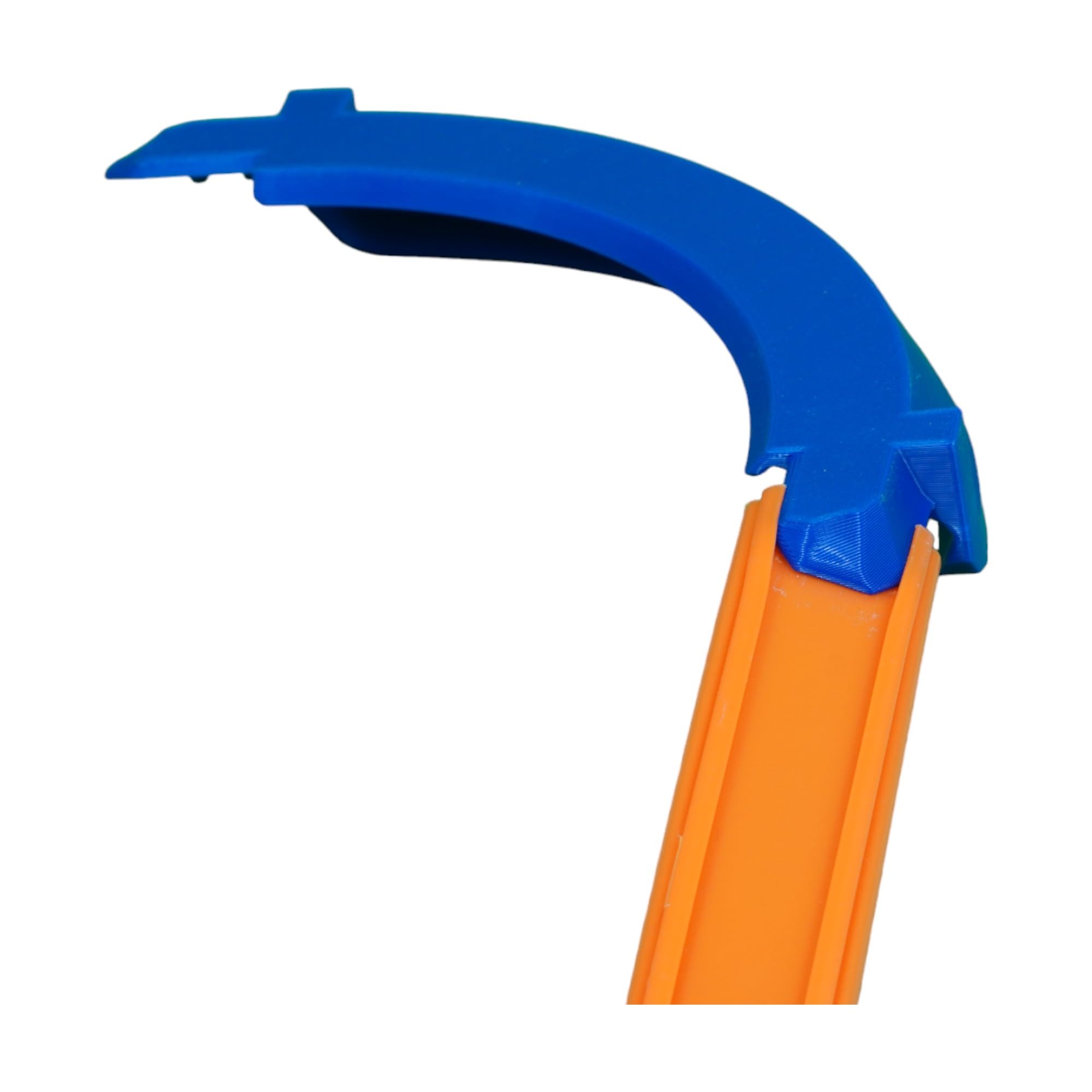 Hot Wheels 90 Degree Banked Curve Track - Blue - Compatible with All Hot Wheels Cars - Perfect for Racing Tracks and Stunt Loops