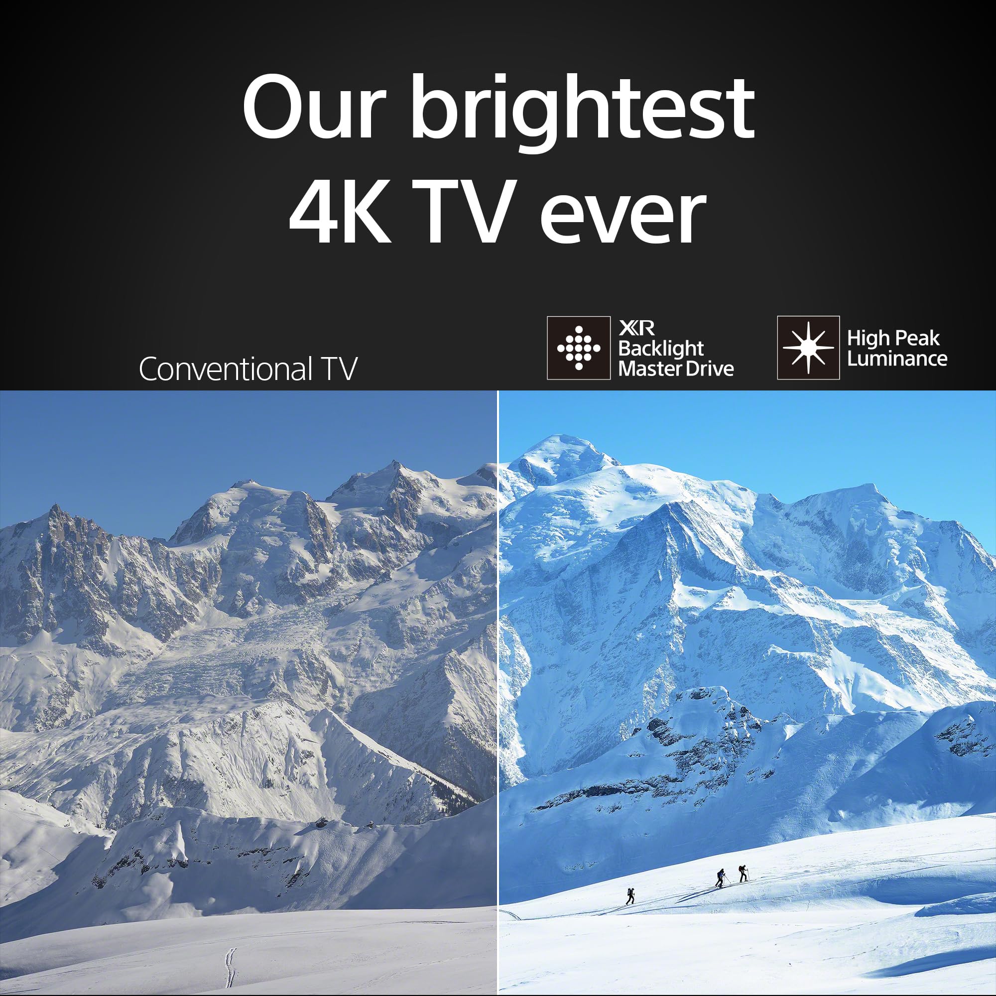 Sony 65 Inch Mini LED QLED 4K Ultra HD Smart TV - BRAVIA 9 Series with Google TV, Dolby Vision HDR, PlayStation 5 Compatibility | Perfect for Home Theater, Gaming & Streaming (Model K-65XR90)