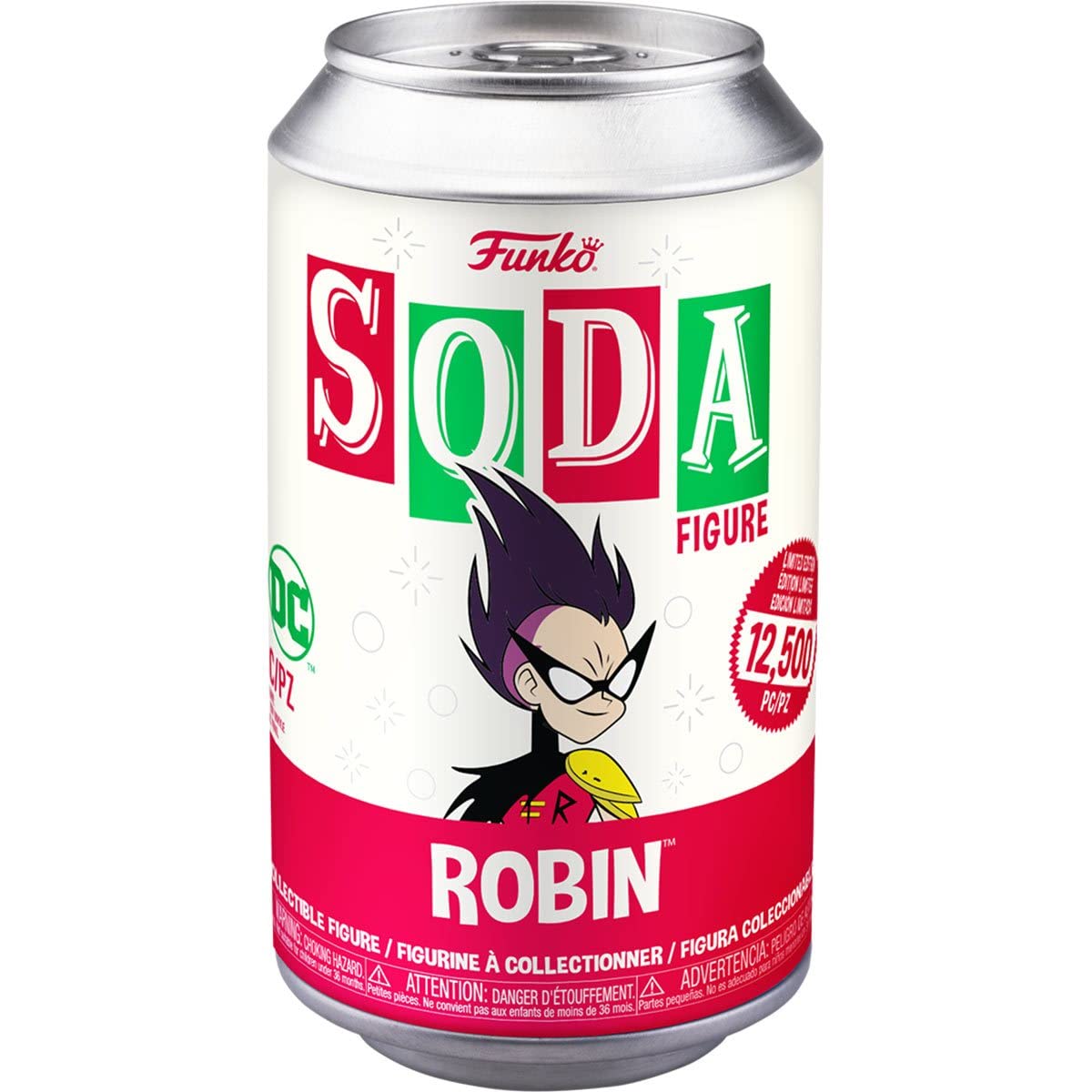 Funko Vinyl Soda: Teen Titans Go! - Robin Collectible Figure (Styles May Vary) - Perfect for DC Comics Fans, Pop Culture Collectors & Display Shelf Decor