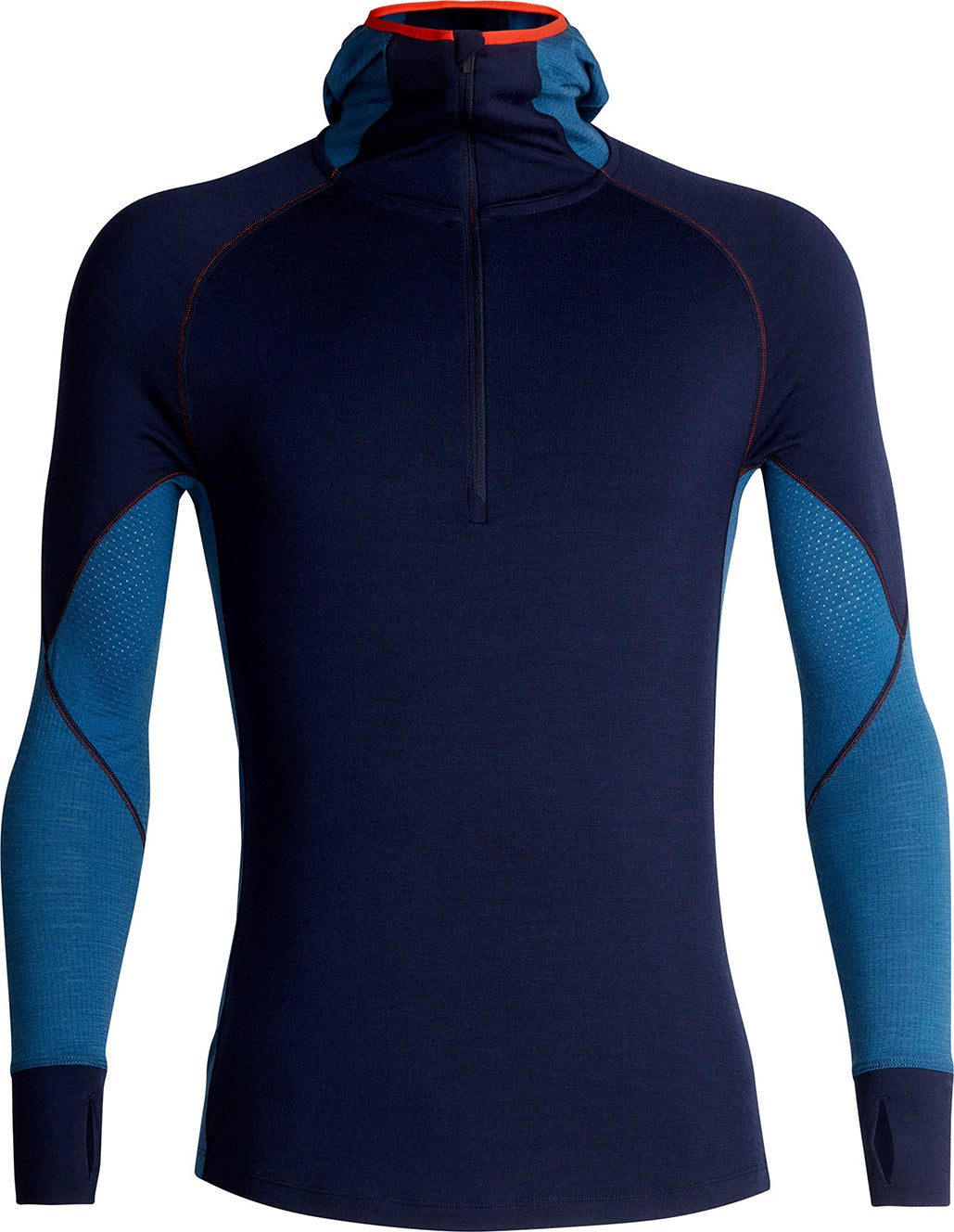 260 Zone Long Sleeve Half Zip Hoodie for Men - Lightweight Performance Pullover with Moisture-Wicking Technology - Perfect for Running, Hiking & Outdoor Activities