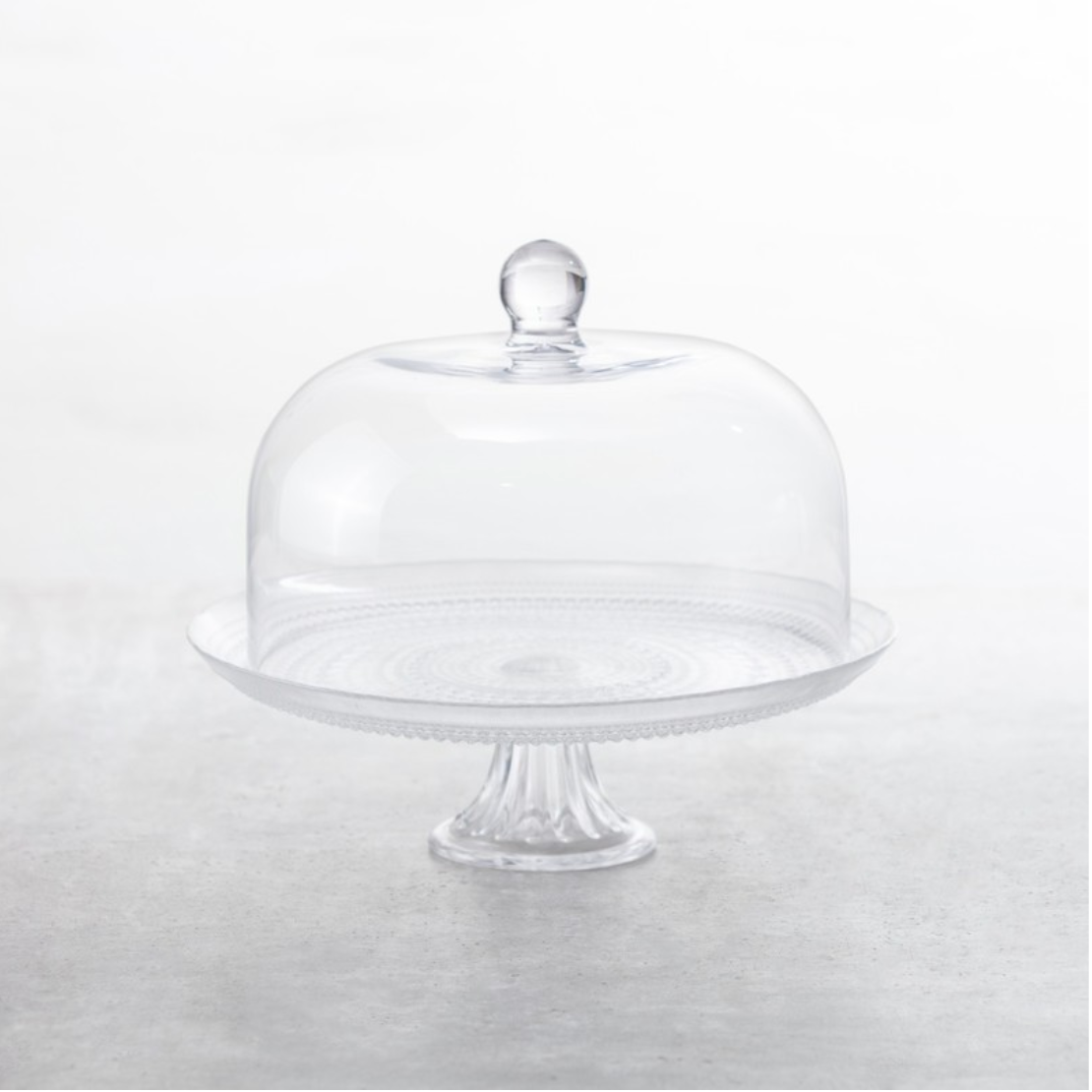 Fortessa Jupiter Large Glass Dome - Elegant Display Cover for Cakes, Desserts, and Centerpieces - Perfect for Weddings, Parties, and Home Decor