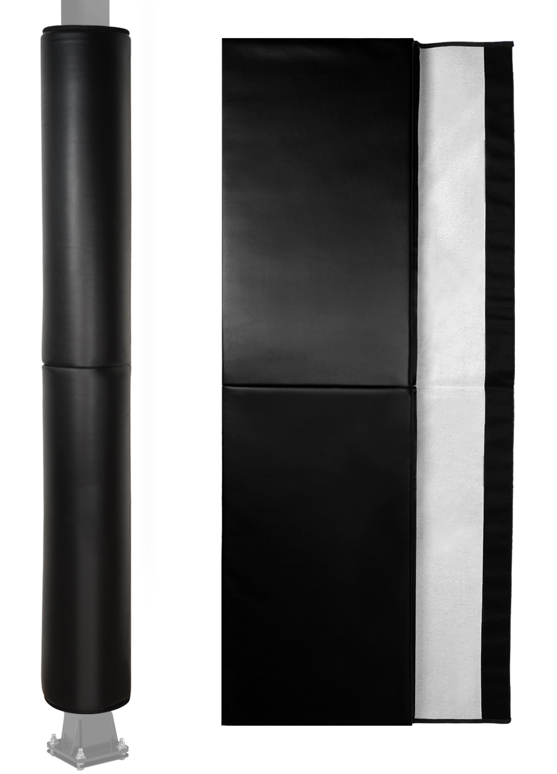 6 Feet Tall Round and Square Pole Pad - 2
