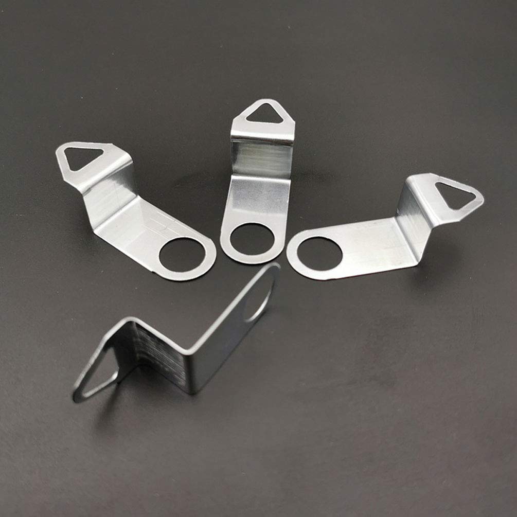 50 Pcs Metal Clock Hooks - Replacement Parts for Quartz Wall Clock Movement, DIY Repair & Crafting - Perfect for Home, Office & Workshop Use
