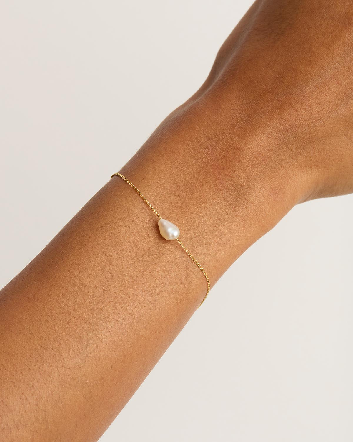 14K Solid Gold Tranquility Bracelet for Women - Dainty Minimalist Adjustable Chain Bangle for Everyday Wear, Meditation & Yoga Accessories