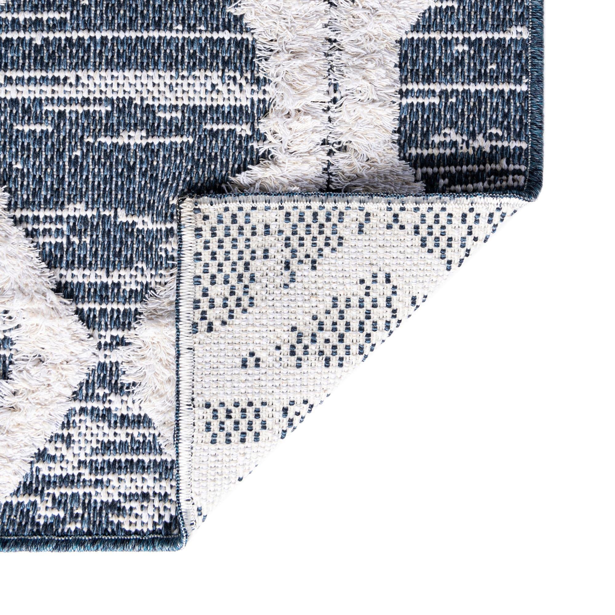 Sabrina Soto Casa Collection 9' x 12' Navy Blue Area Rug - Soft High Pile Living Room Carpet for Large Spaces, Dining Rooms & Open Floor Plans | Perfect for Cozy Home Decor & Family Gatherings