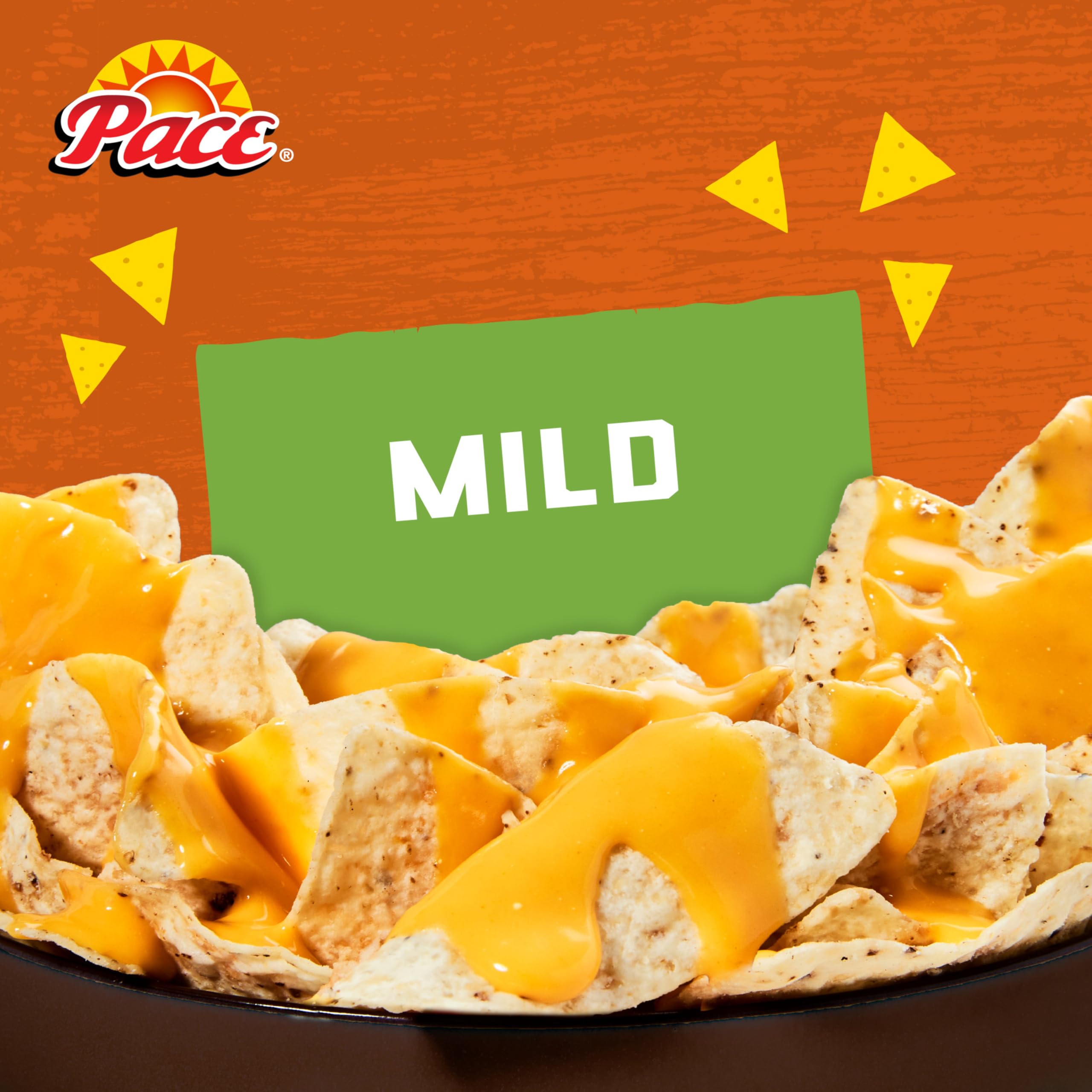 Pace Mild Nacho Cheese Sauce - 10.5 oz Can (Pack of 1) | Gluten-Free Cheese Dip for Nachos, Tacos & Snacks | Perfect for Parties, Movie Nights & Game Day