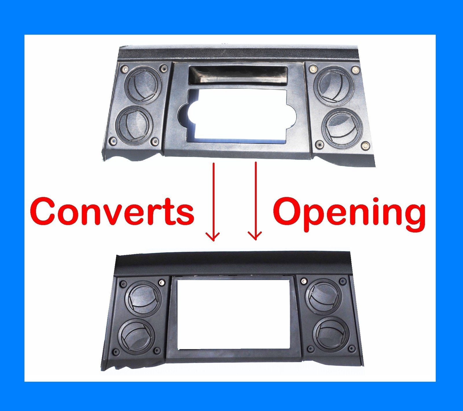 Double Din Car Stereo Radio Navigation Bezel Dash Kit for 2006-2007 Jeep Commander - Aftermarket Upgrade with Touchscreen & GPS - Perfect for Road Trips & Off-Road Adventures