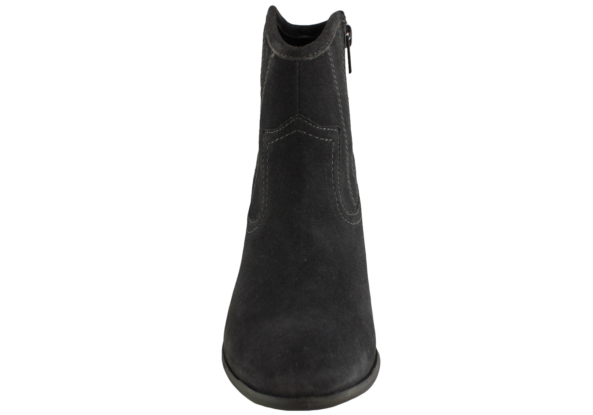 Darci Women's Leather Suede Ankle Boots - Stylish & Comfortable Fall/Winter Fashion Booties for Casual Outfits & Office Wear
