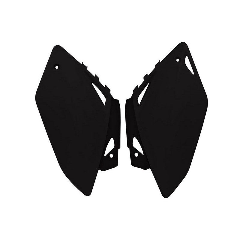 **Rtech Side Panels for Honda CRF450R 2007-2008 - Black (HO04616001) | Durable Replacement Parts for Off-Road & Motocross Riding**