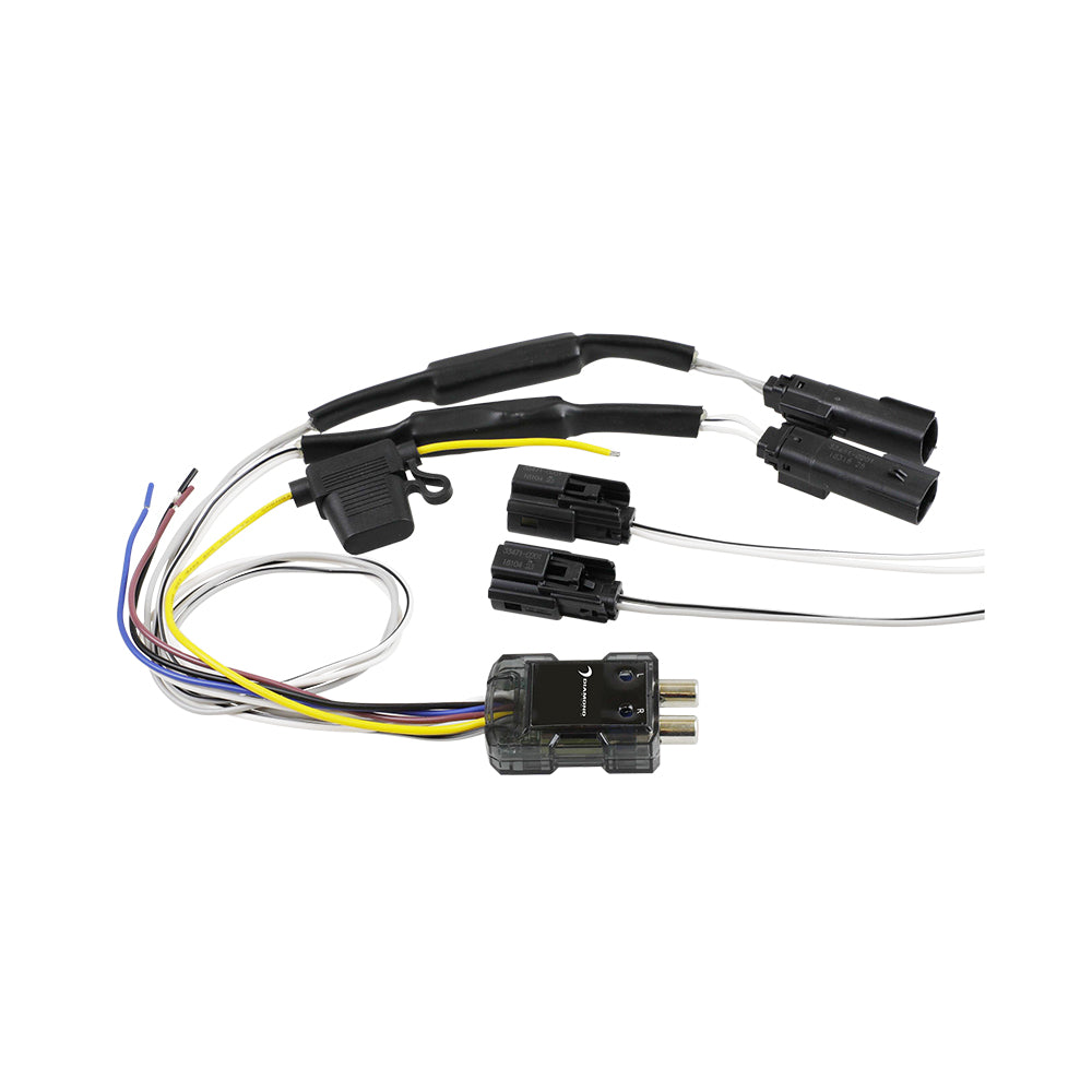 2 CH Line Output Converter Harness Kit - High Quality Audio Adapter for Car Stereo Systems | Perfect for Adding Amplifiers & Subwoofers to Factory Radios