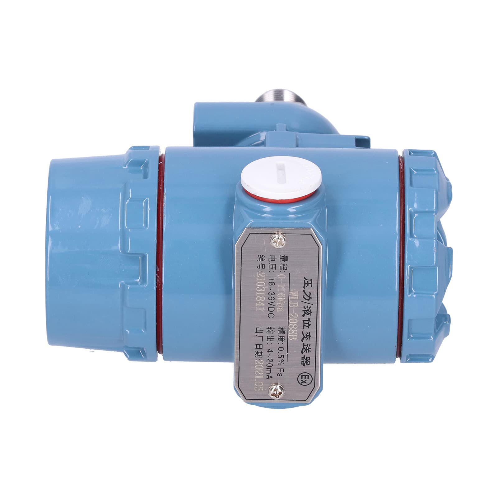 Professional Pressure Transducer for Industrial Use - High Accuracy Pressure Transmitter for Hydraulic Systems, HVAC, and Process Control Applications