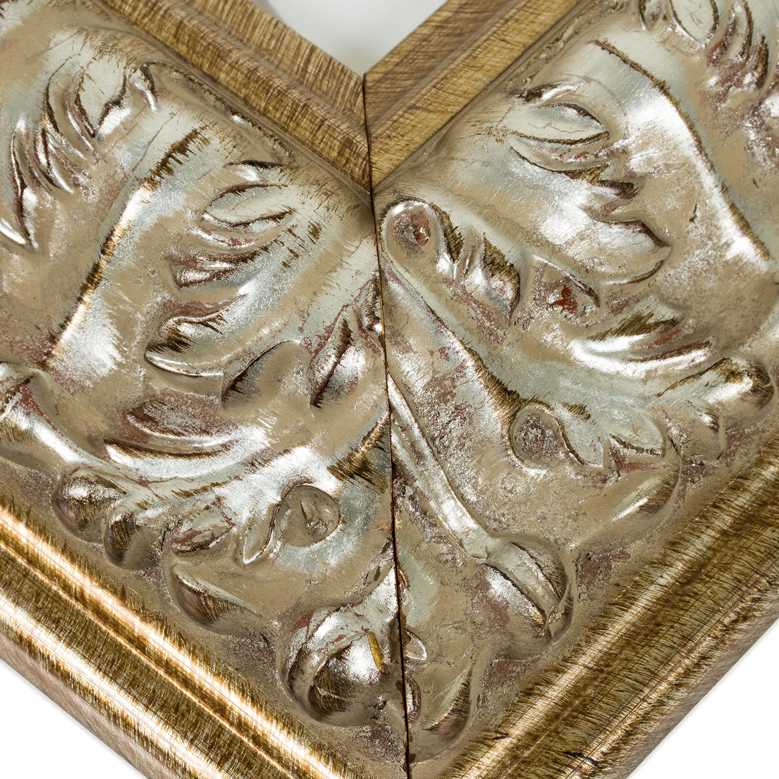 Craig Frames Barroco 20x30 Antique Silver Picture Frame - Perfect for Wall Art, Family Photos & Home Decor