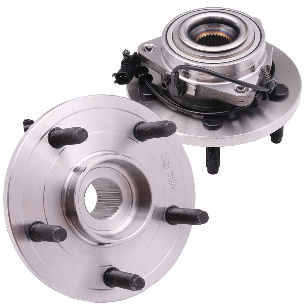 ROADFAR Front Wheel Bearing Hub Assembly Kit - Compatible with 2007-2009 Dodge Aspen & 2006-2009 Dodge Durango (Part# 513271, 2-Piece Set) - Durable Replacement for Smooth Ride & Off-Road Adventures