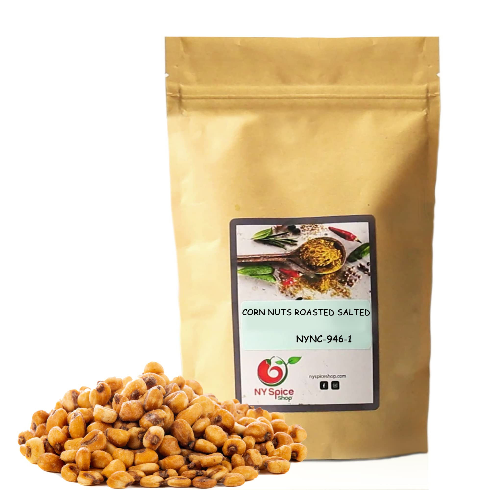 Roasted Salted Corn Nuggets - 3lb Bulk Healthy Snack | Trail Mix, Nuts & Spices | Perfect for Hiking, Camping & Movie Nights | NY Spice Shop Premium Quality