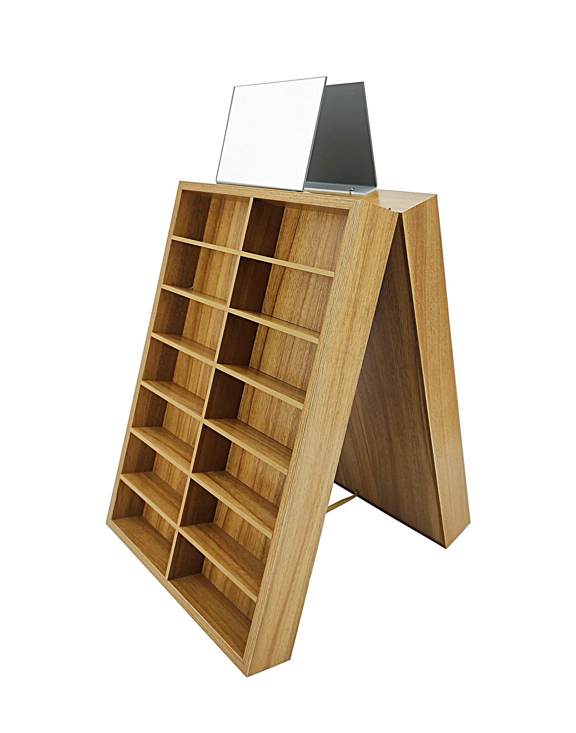 FixtureDisplays® 28-Slot Eyeglass Organizer - 6.5x2x2.6