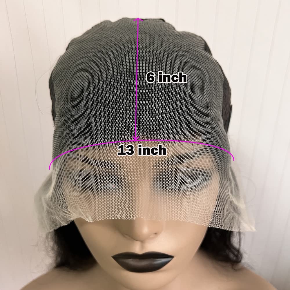 9A Grade 13x6 Lace Front Wigs Human Hair with Baby Hair | 150% Density Brazilian Straight Human Hair Wigs for Black Women | Natural Color | Perfect for Daily Wear, Cosplay & Special Occasions